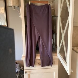 Two piece Simpli top and pants. Size12 and mauve taupe colour